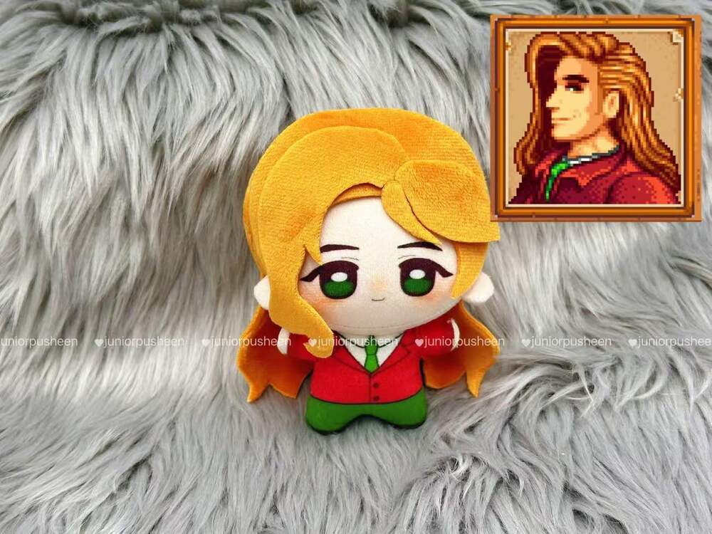 Stardew Valley 10Cm Plush,Stardew Valley Elliott 10Cm Doll,Gift for Stardew Vall
